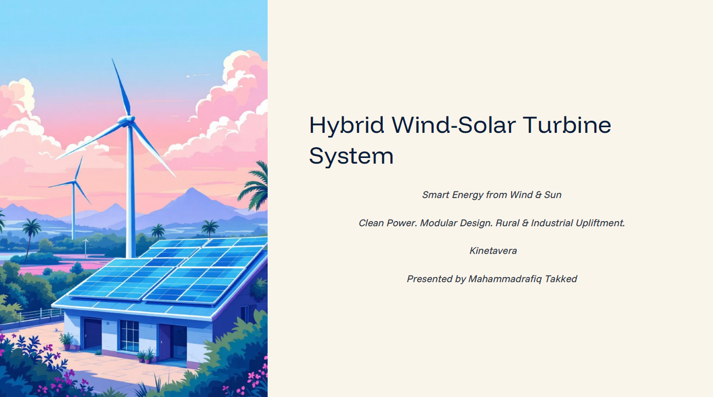 Hybrid Wind-Solar System